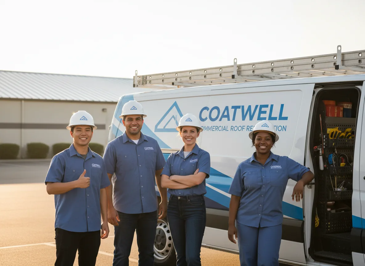 Commercial roof coating company in Hoxie, KS